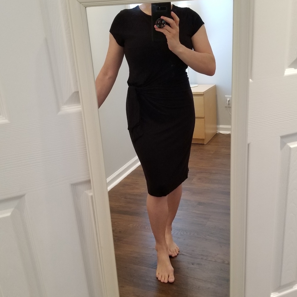 Little Black Dress with tie detail at waist from Ann Taylor Loft